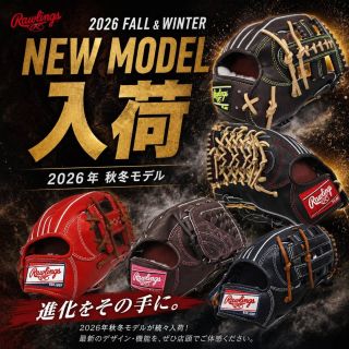 ローリングス
								2026年秋冬モデル入荷してます！
								ご来店お待ちしてます！！

								#ローリングス #硬式用グラブ #上田スター商会